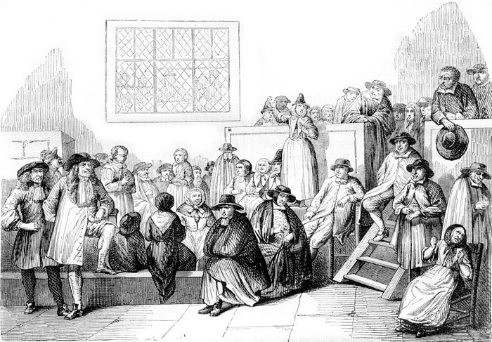 Early American Quaker Gathering